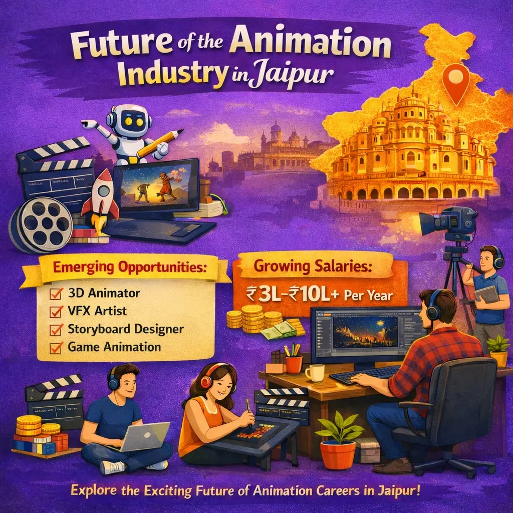 Future of Animation Industry in Jaipur | Career Opportunities & Trends